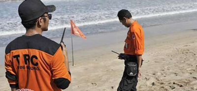 Waspada Cuaca Ekstrim, BPBD Bengkalis Siagakan Personel Di Area Pantai